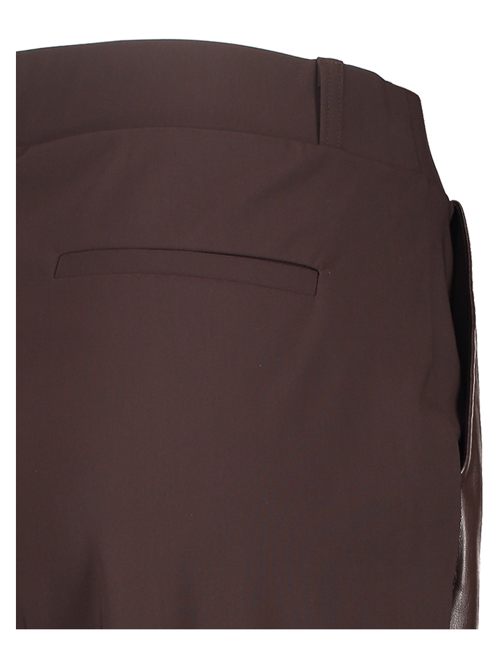 Bruine geklede broek Anne Studio Anneloes