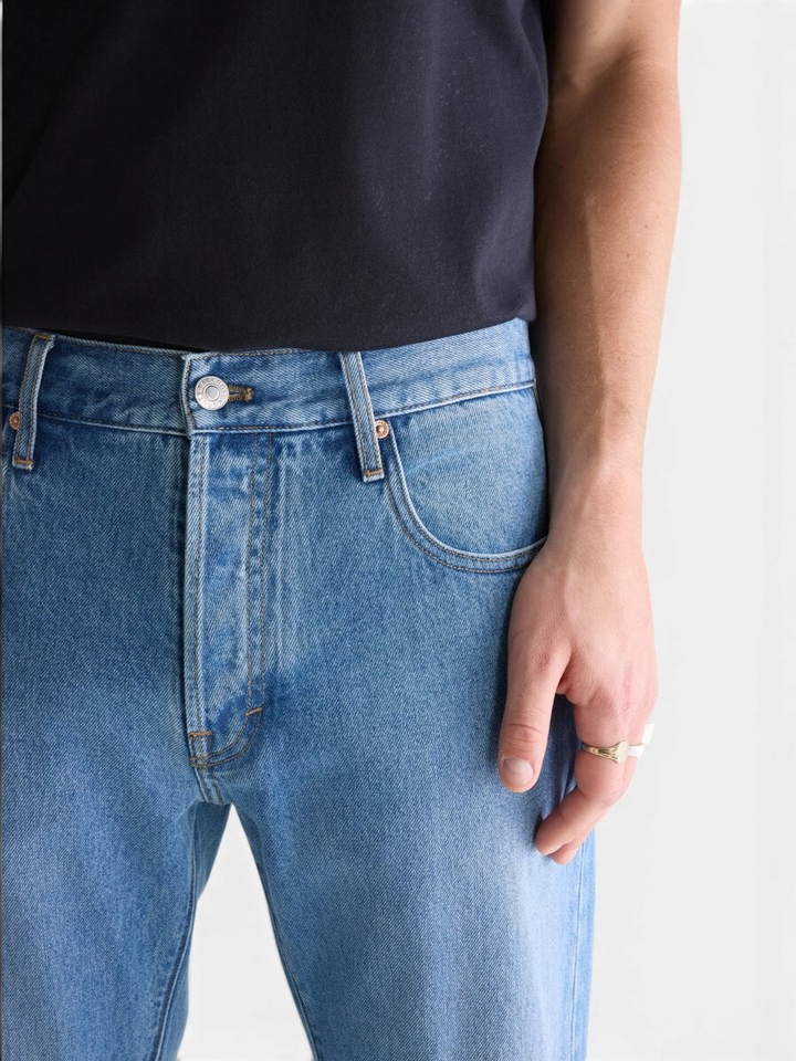 Blauwe loose fit jeans Percy Bellerose