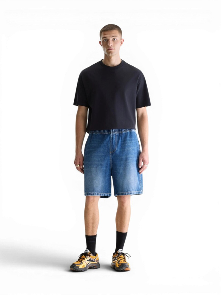 Blauwe loose fit jeans short Flanky Bellerose
