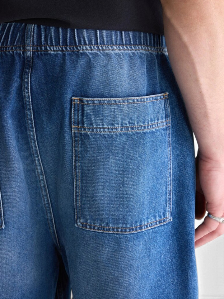 Blauwe loose fit jeans short Flanky Bellerose