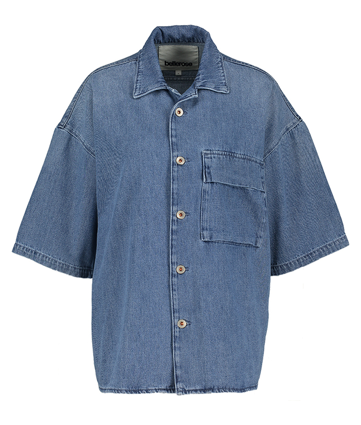 Blauwe jeans hemd Prim Bellerose