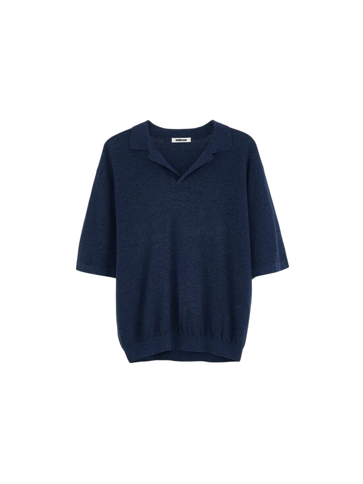 Blauwe polo met korte mouwen Alosh Bellerose