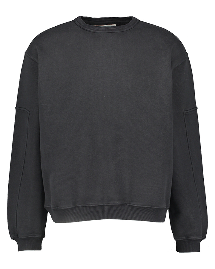 Donkerblauwe sweater met ronde hals Bellerose