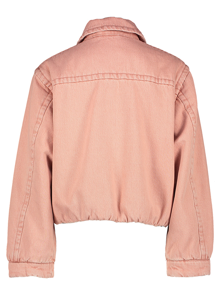 Roze gevoerde jeans jas Judy Bellerose