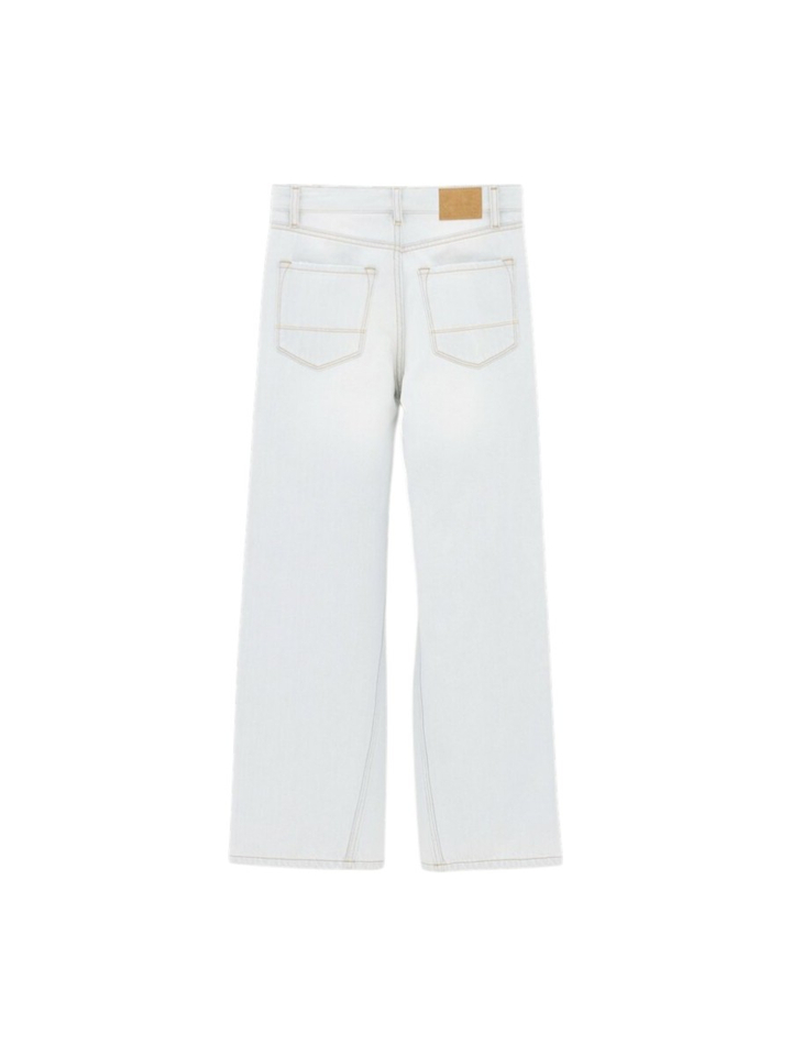 Grey bleach loose fit jeans Wanda Bellerose 