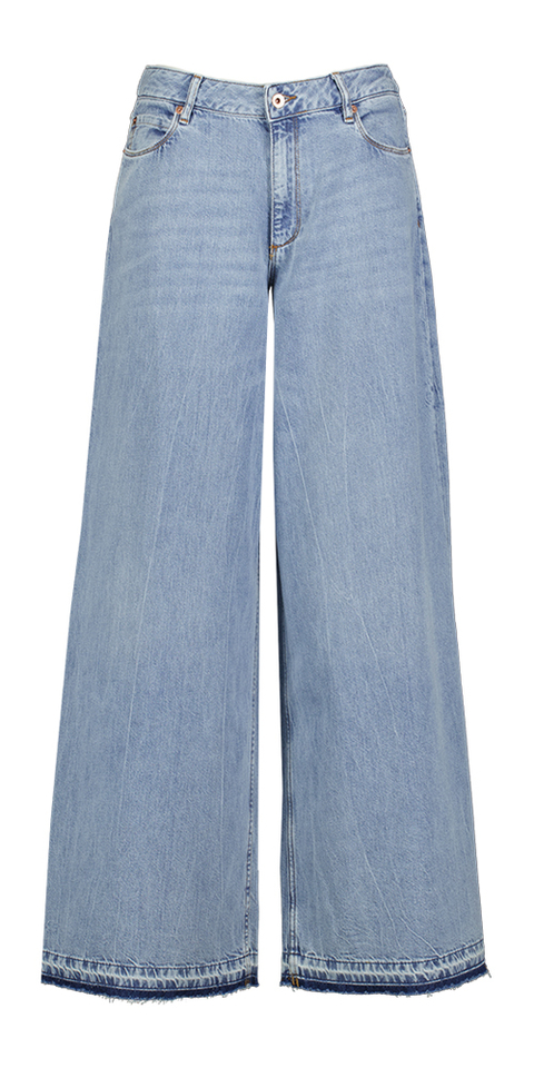 Blauwe jeans loose fit Kae Bellerose 