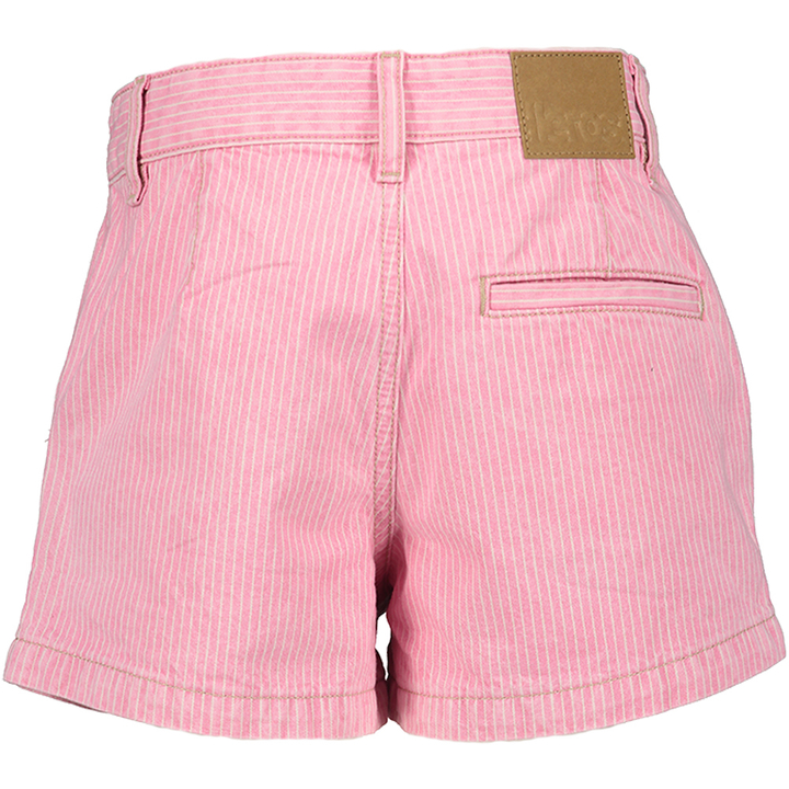 Roze gestreepte short Kristen Bellerose