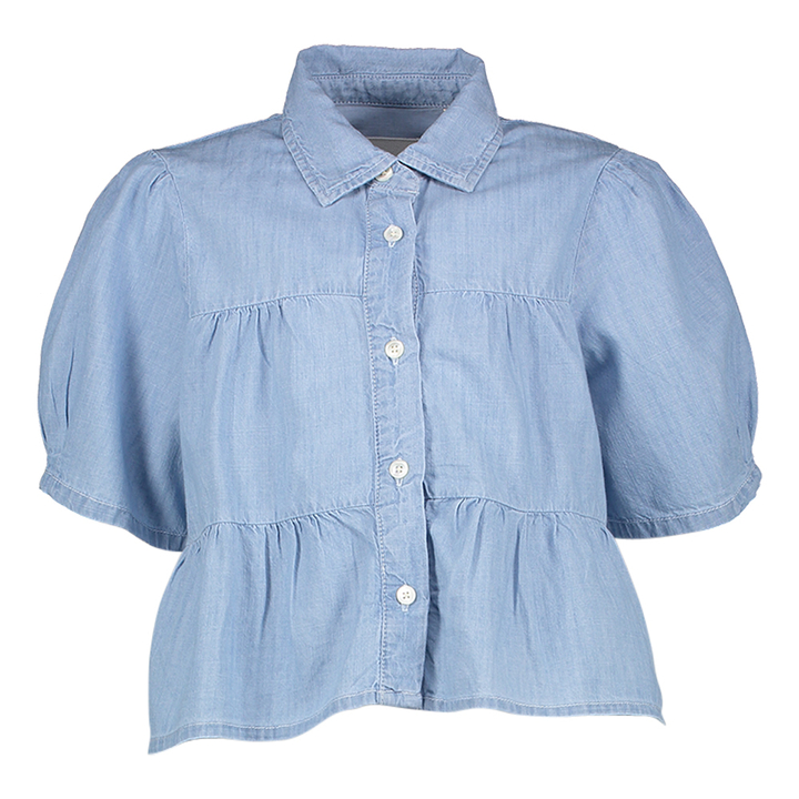 Blauwe jeansbloes Bellerose 