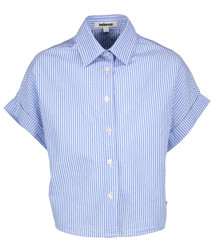 Blauwe gestreepte blous Homez Bellerose