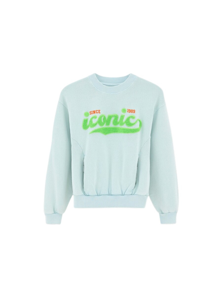 Groene trui met ronde hals Belleroze