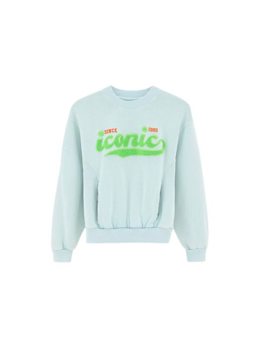 Groene trui met ronde hals Belleroze