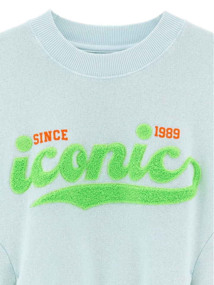 Groene trui met ronde hals Belleroze