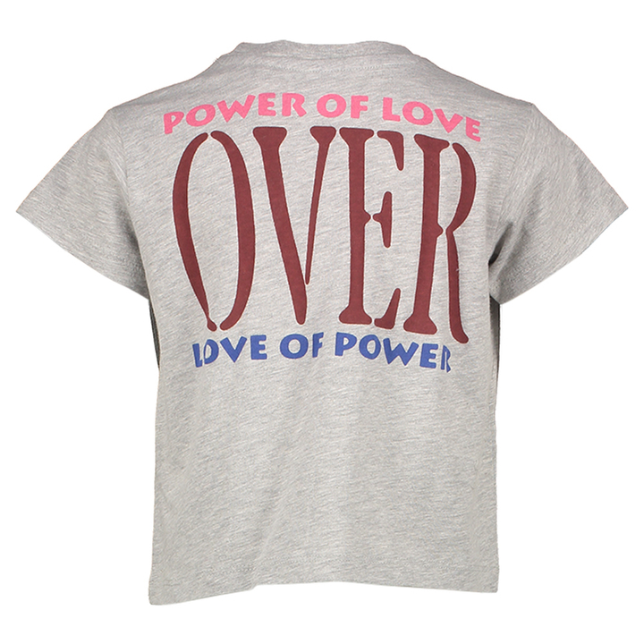 Grijze t-shirt met tekst print Argi61 Bellerose