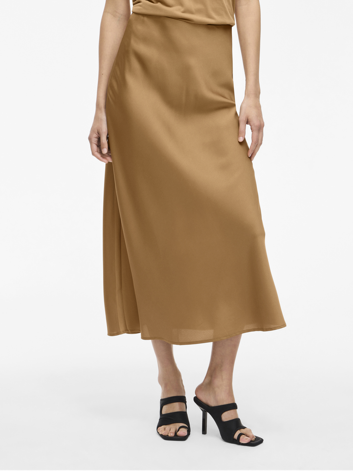 Goud kleurige rok me telastiek Viellette Vila 