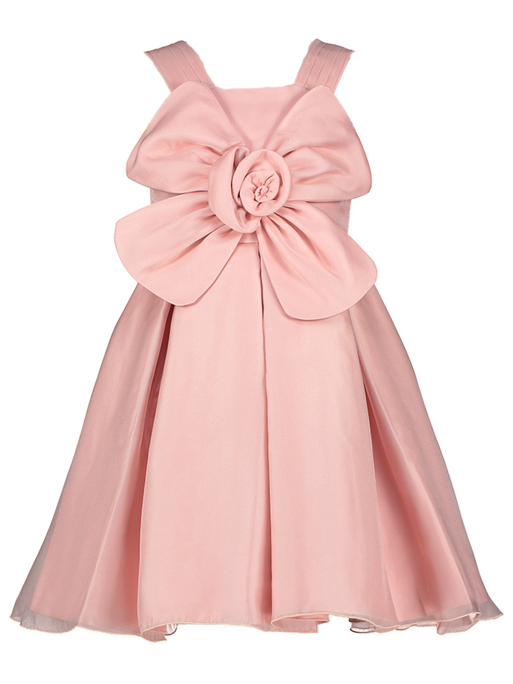 Roze jurk met bloem detail Abel&Lula