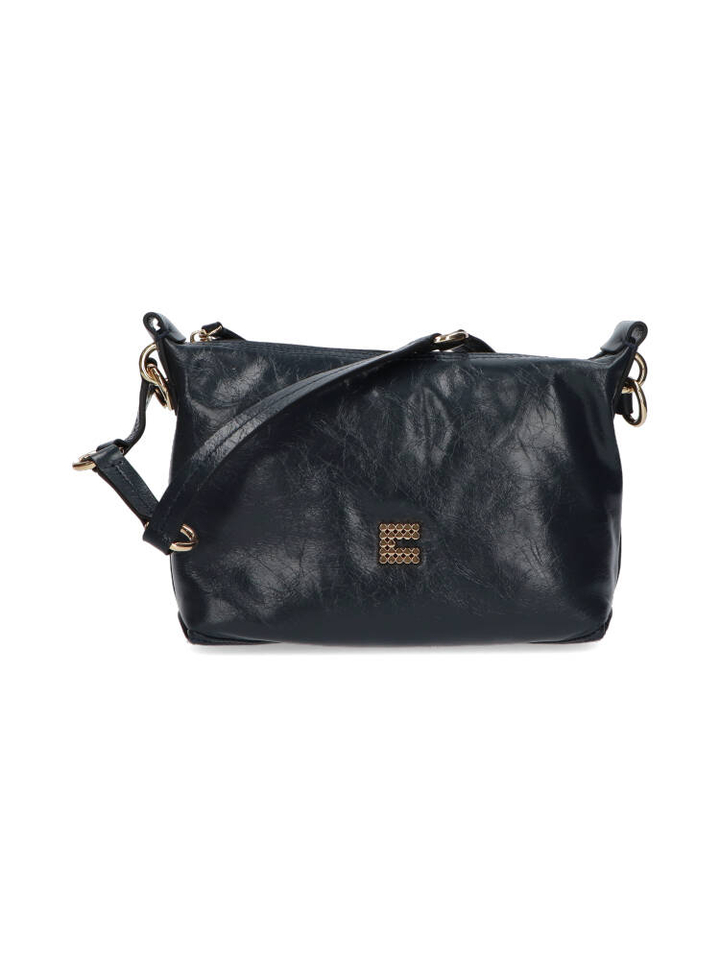 Crinkle patent night blue Charly Mini 