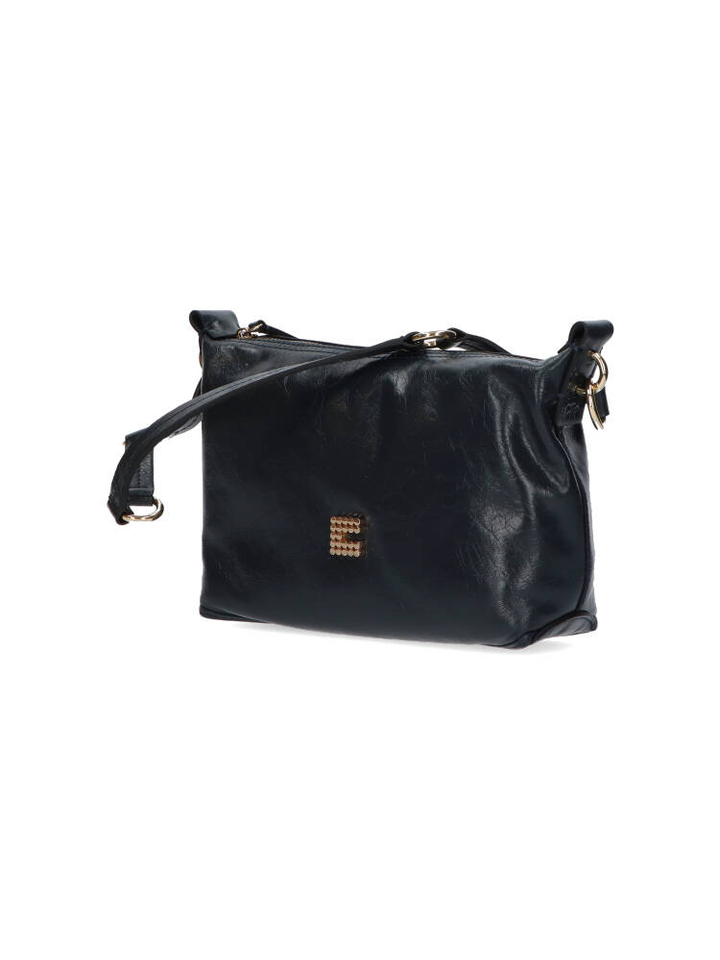 Crinkle patent night blue Charly Mini 