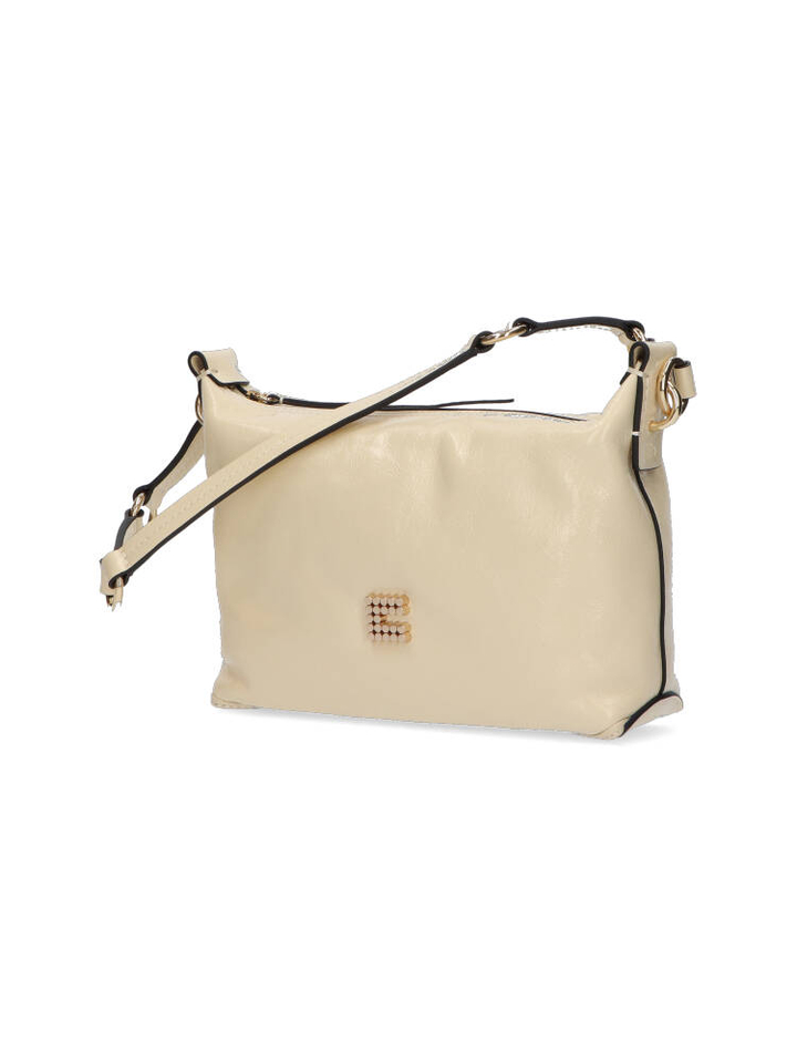 Crinkle patent cream crossbody Charley Mini Clio Goldbrenner 
