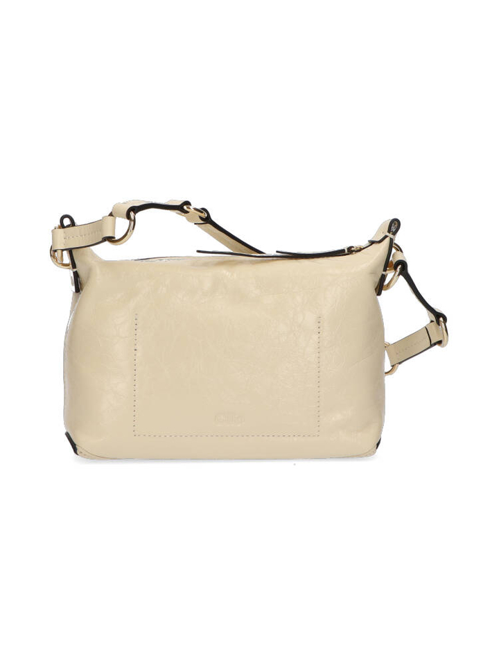 Crinkle patent cream crossbody Charley Mini Clio Goldbrenner 