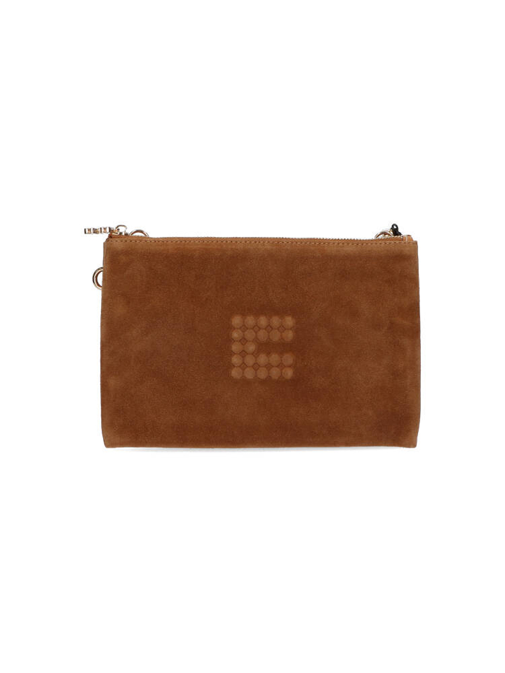 Brown crossbody Clyde suede Clio Goldbrenner