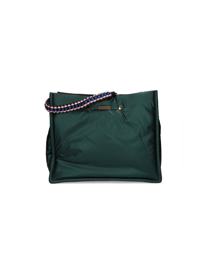Donkergroene shopper Flex Nylon Clio Goldbrenner