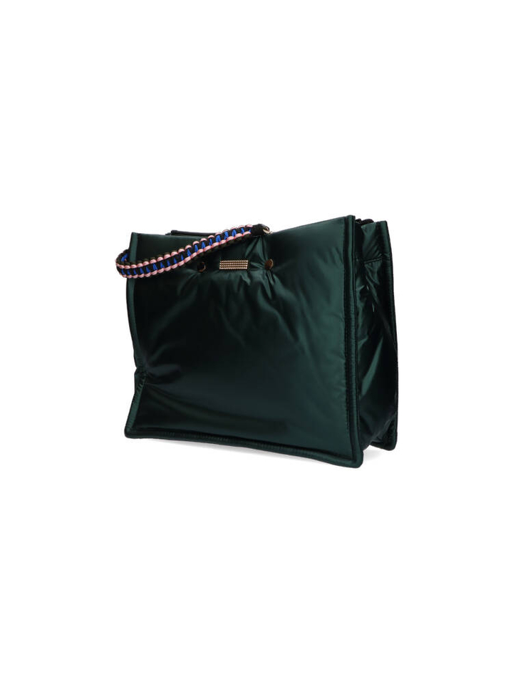 Donkergroene shopper Flex Nylon Clio Goldbrenner