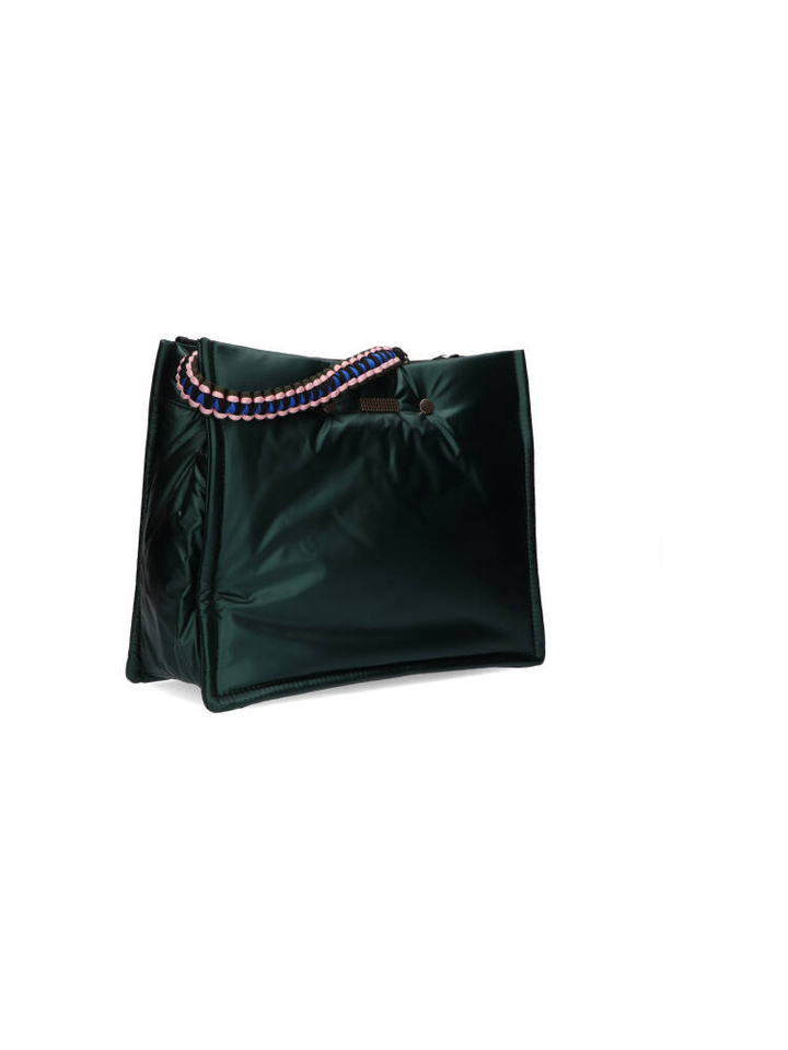 Donkergroene shopper Flex Nylon Clio Goldbrenner