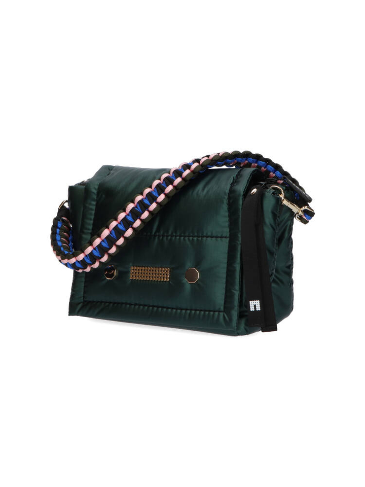 Donkergroene handtas Pulse Nylon Clio Goldbrenner 