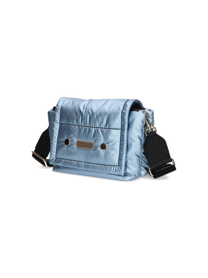 Lichtblauwe handtas Pulse Nylon Clio Gioldbrenner 