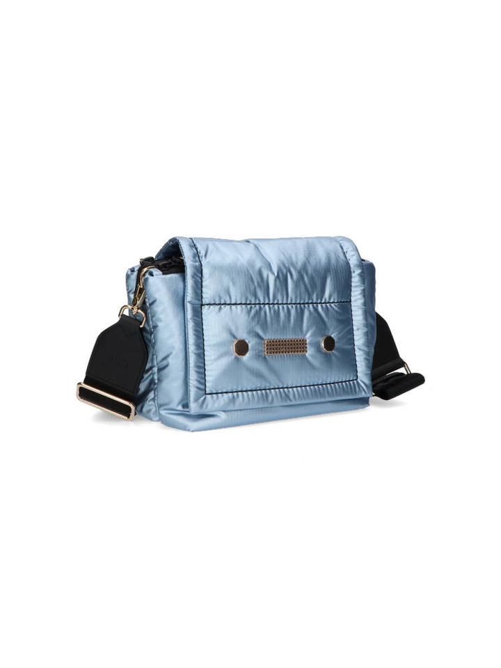 Lichtblauwe handtas Pulse Nylon Clio Gioldbrenner 