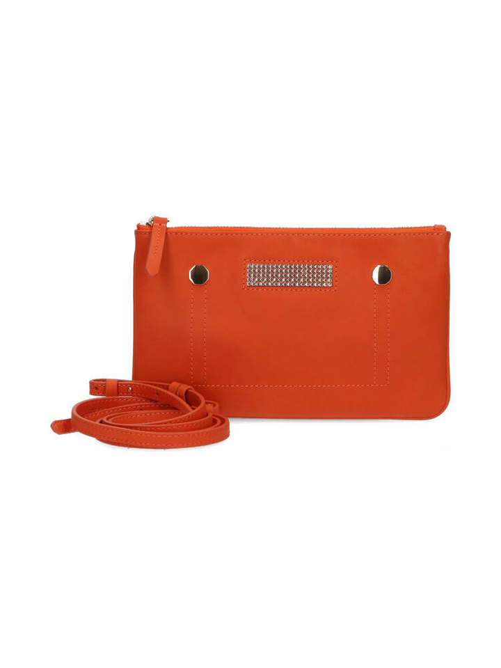 Orange mini classic crossbody Clio Goldbrenner 