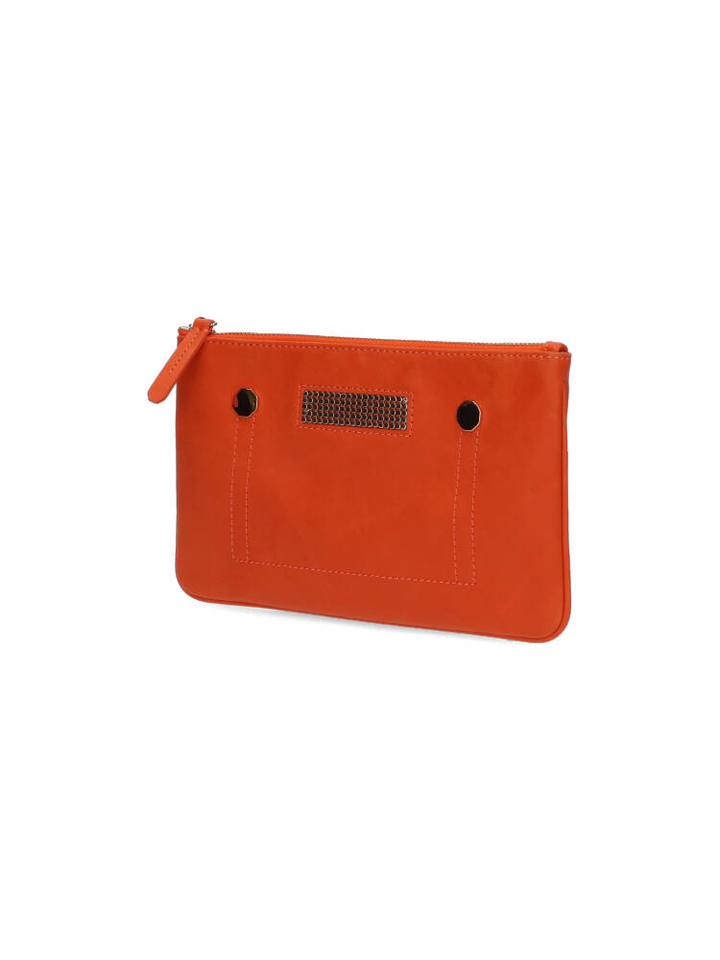 Orange mini classic crossbody Clio Goldbrenner 