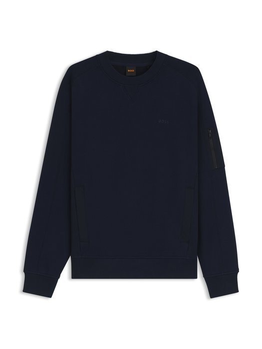 Donkerblauwse trui met ronde hals Hugo Boss