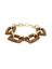 Bruine armband met schakels AB1046 Flo 