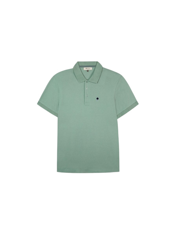 Groene polo met knoopsluiting Lumigny Faguo