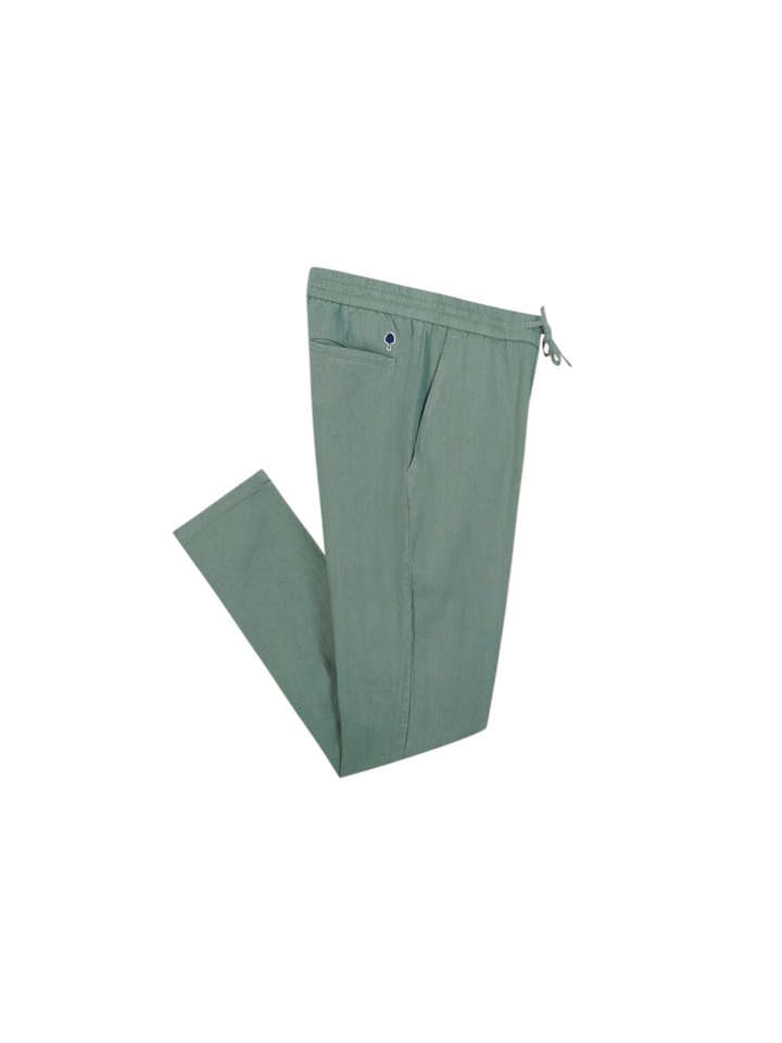 Groene geklede broek Dreuille Faguo