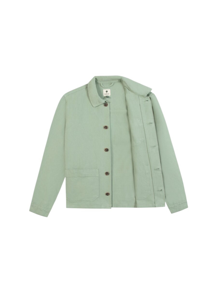 Groene gilet met knoopsluiting Lorge Faguo