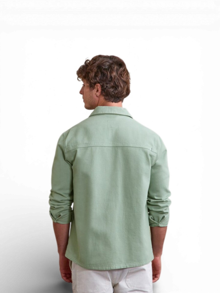 Groene gilet met knoopsluiting Lorge Faguo
