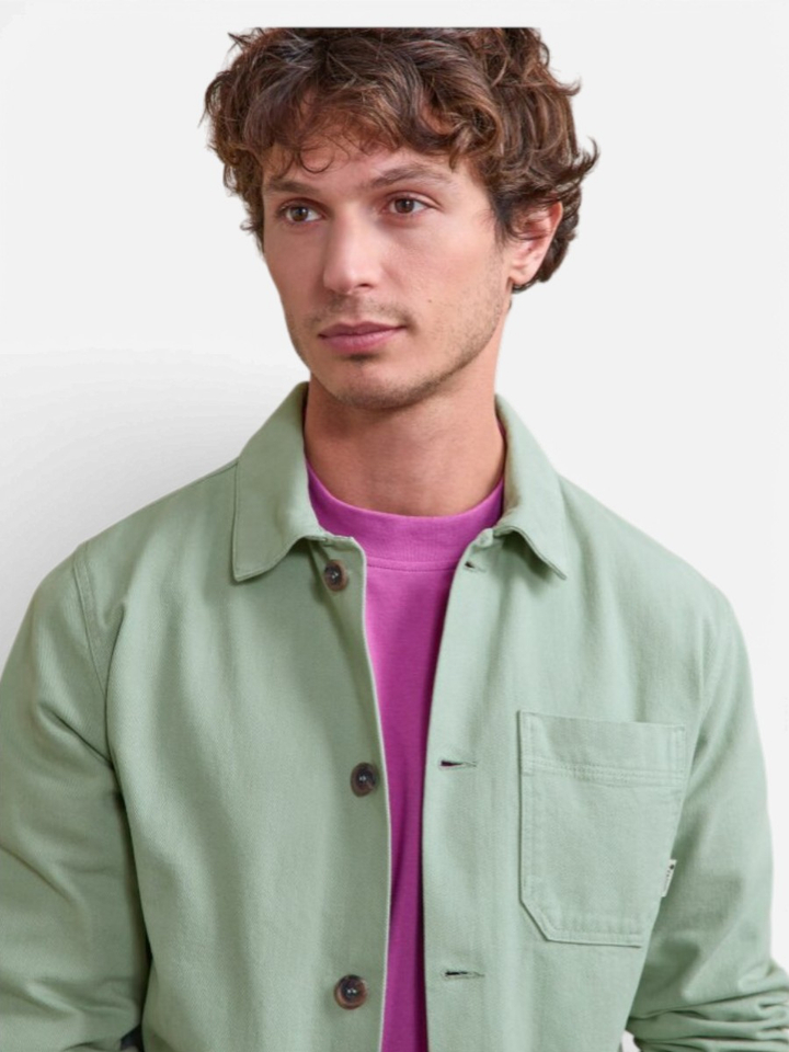 Groene gilet met knoopsluiting Lorge Faguo