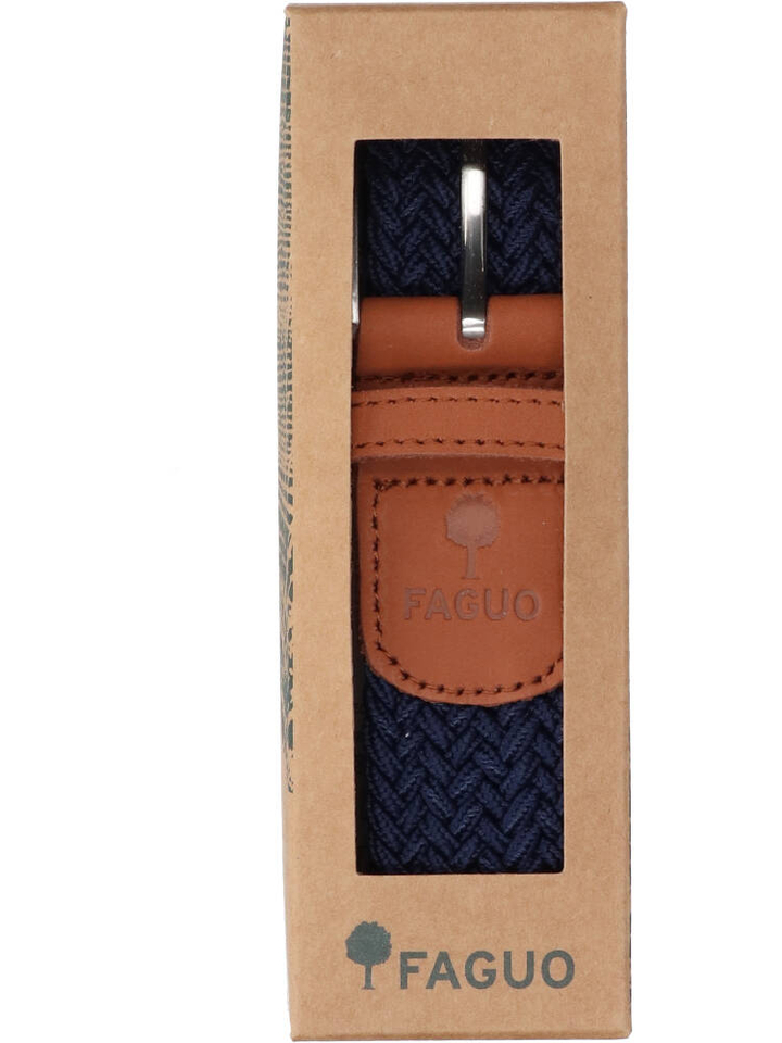 Donkerblauwe riem Faguo