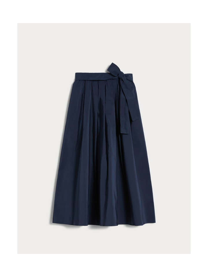 Donkerblauwe plooirok met zakken Zarda Max Mara Weekend
