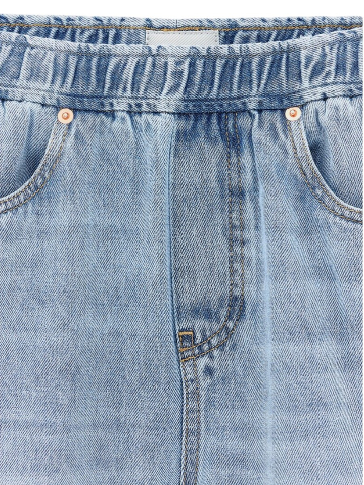 Blauwe baggy short Willem Bellerose