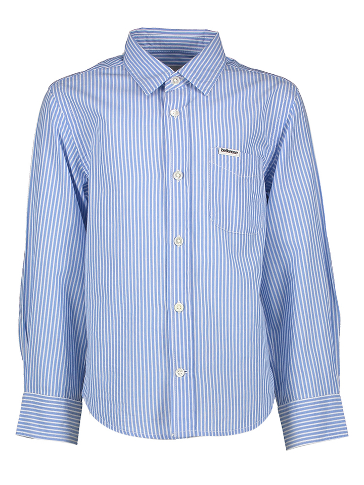 Blauwe gestreepte hemd Ganix Bellerose