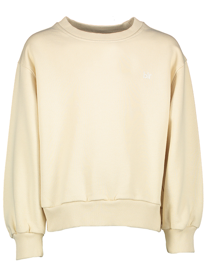 Beige sweater met print achteraan Chambi Bellerose