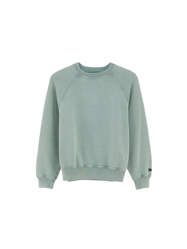 Groene trui met ronde hals Fagolo Bellerose