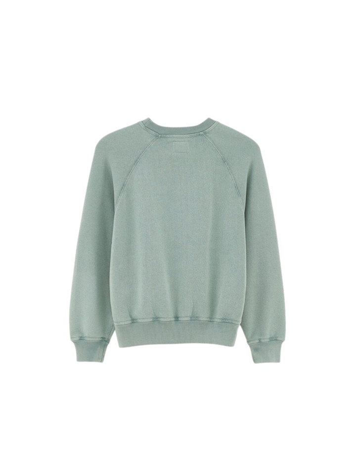 Groene trui met ronde hals Fagolo Bellerose