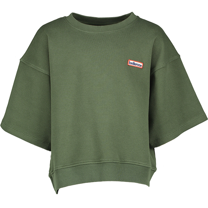 Donkergroene oversized t-shirt Bellerose Boys