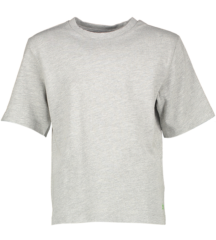 Grijze t-shirt met print op de rug Kenny Bellerose