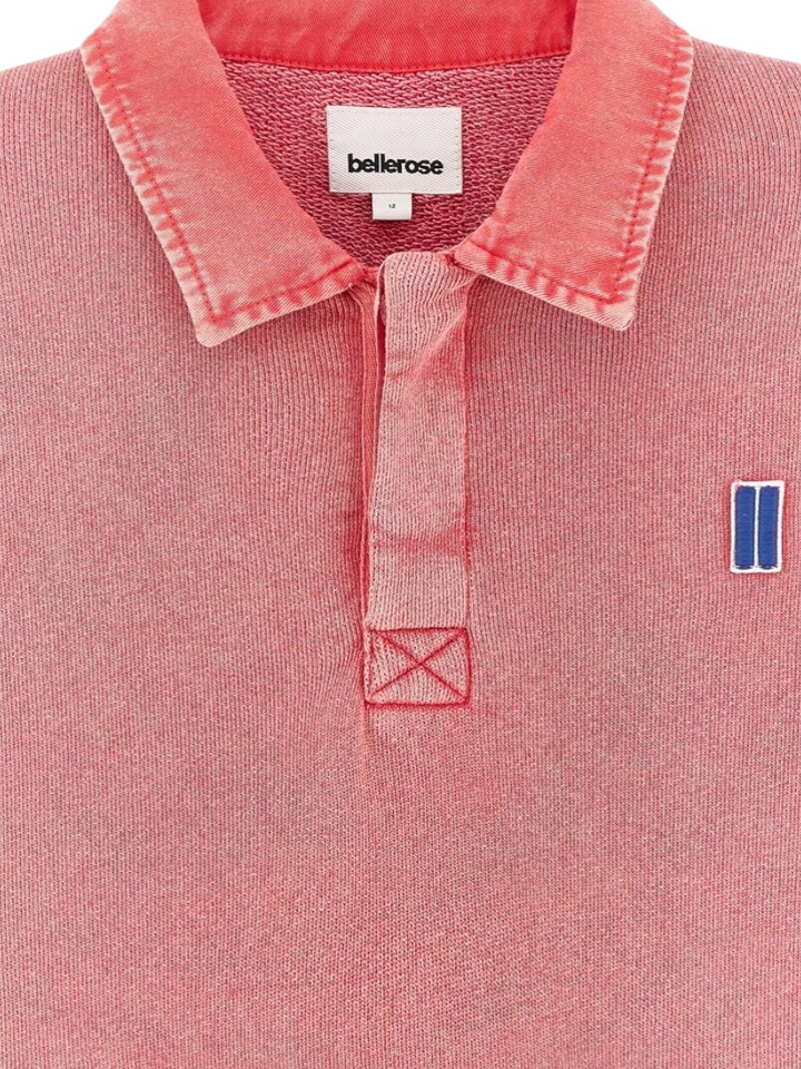 Rode sweater met polokraag Allister Bellerose 