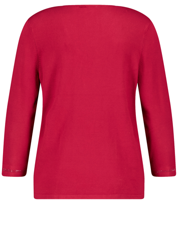 Rode pull met v-hals Gerry Weber 